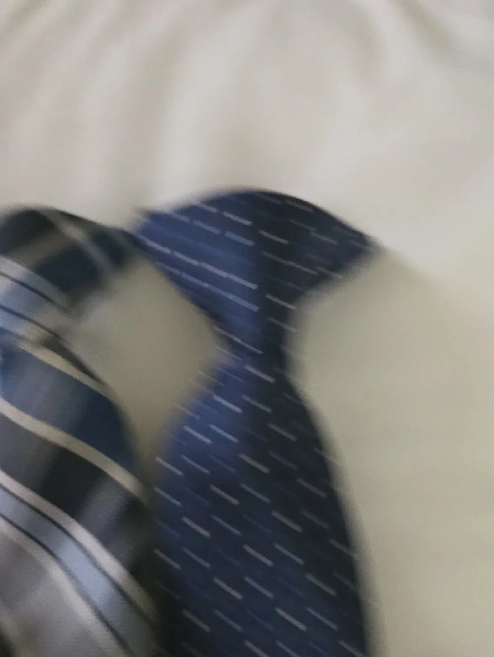 Stafford Navy Polka Dot Tie